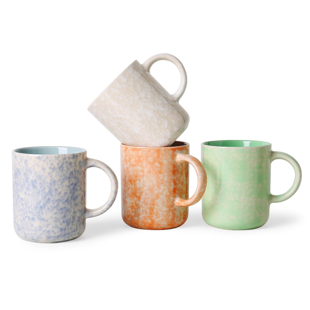 VesCare 17oz Ceramic Coffee Mugs – Set of 4