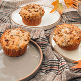 VesCare Ceramic Flat Plates – Set of 6, 8 Inch, Neutral Colors